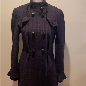 Diane VonFurstwnberg Tweed Coat size 6
